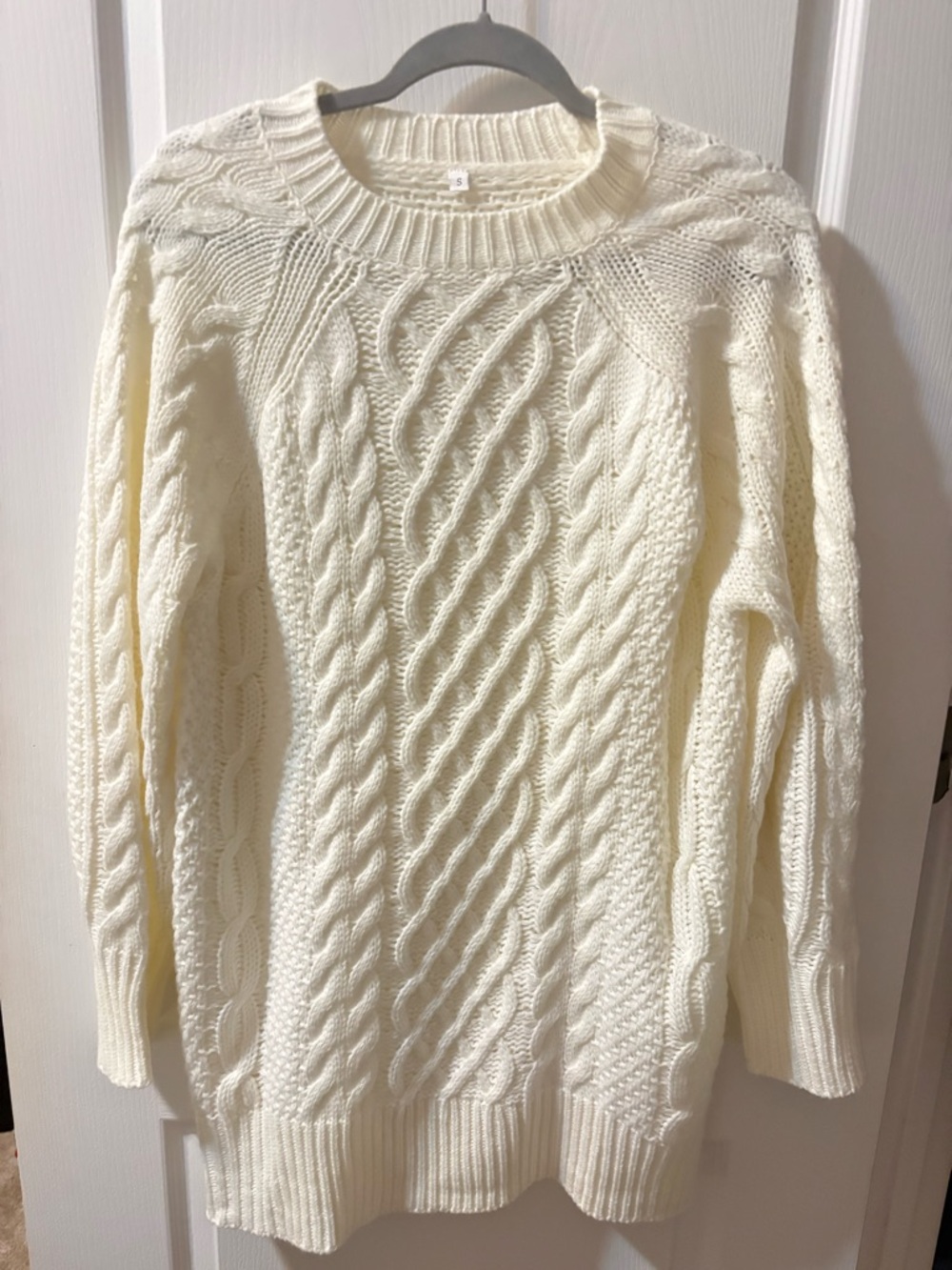 Women’s Cream Sweater Dress
